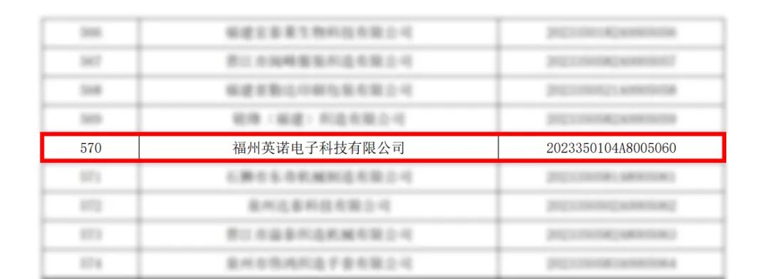 喜報(bào)|熱烈祝賀英諾科技榮獲2023年“科技型中小企業(yè)”稱號(hào)